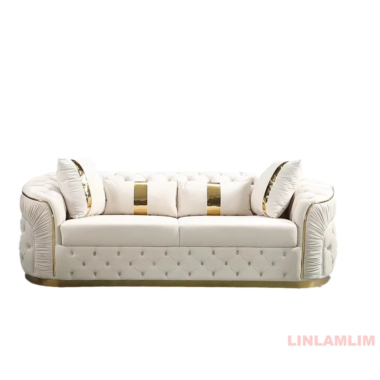 Luxury Chesterfield Sectional Sofa Set