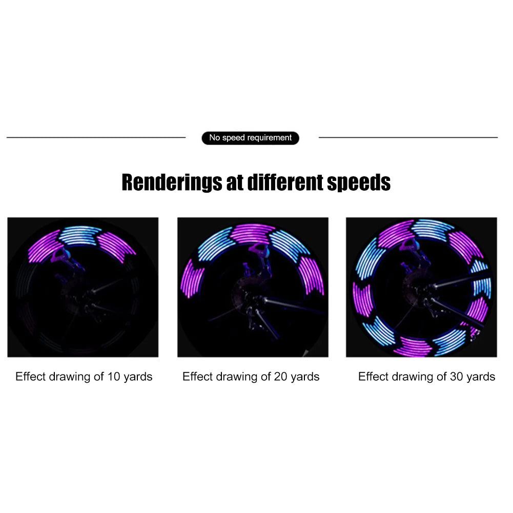 LED Cycling Spoke Lights Rechargeable