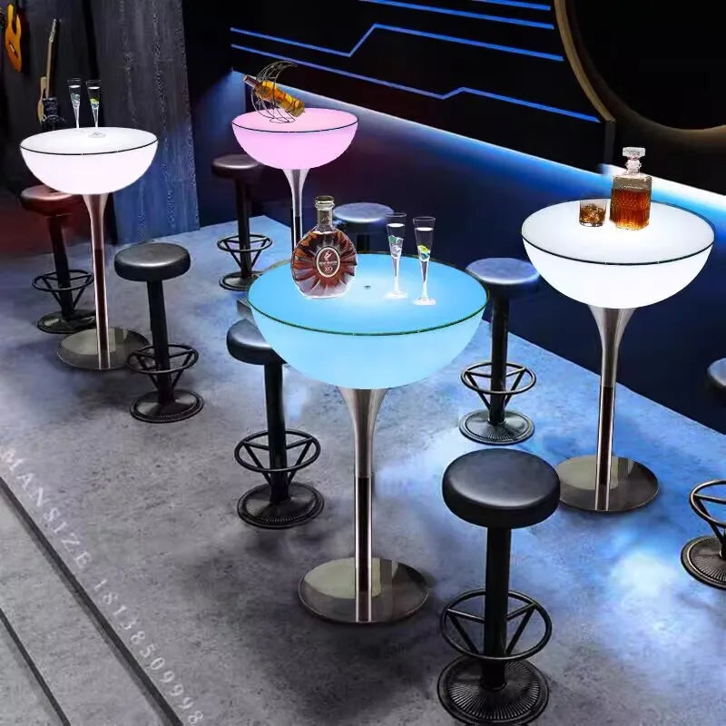 16 Colors LED Light-Emitting Bar Stools