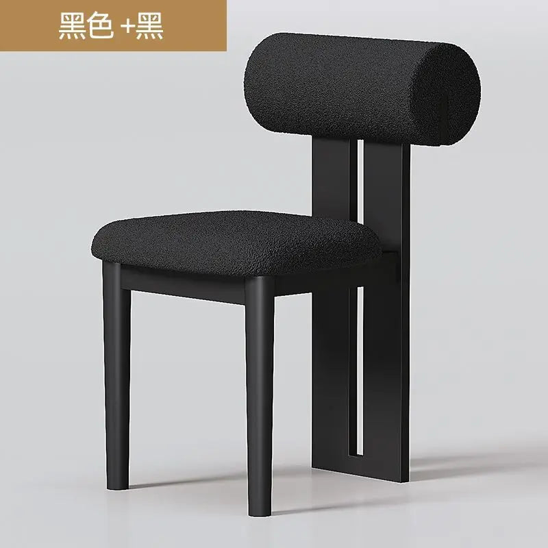 Nordic French Vintage Solid Wood Dining Chair