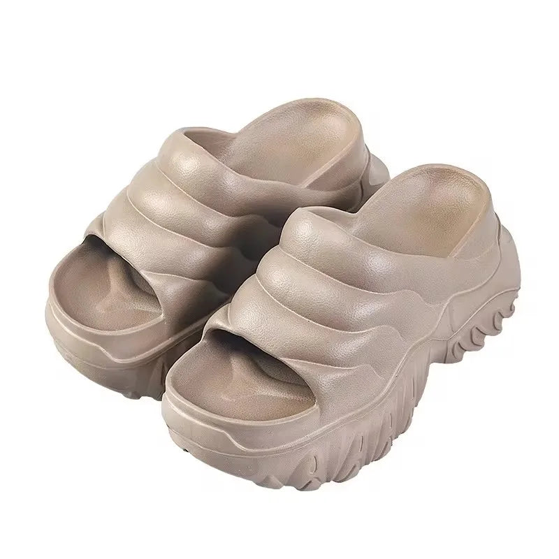 Womens Soft EVA Thick Sole Slides Shoes