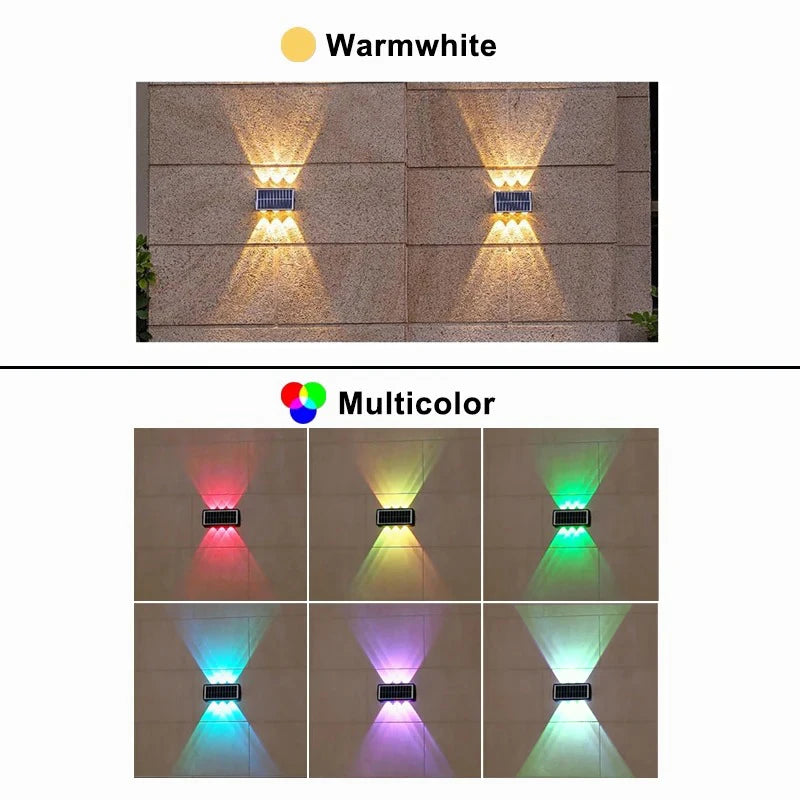 4/6/8LED Solar Powered Waterproof Streetlight