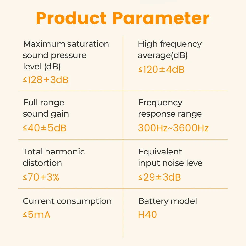Rechargeable Hearing Aid Wireless Sound Amplifier
