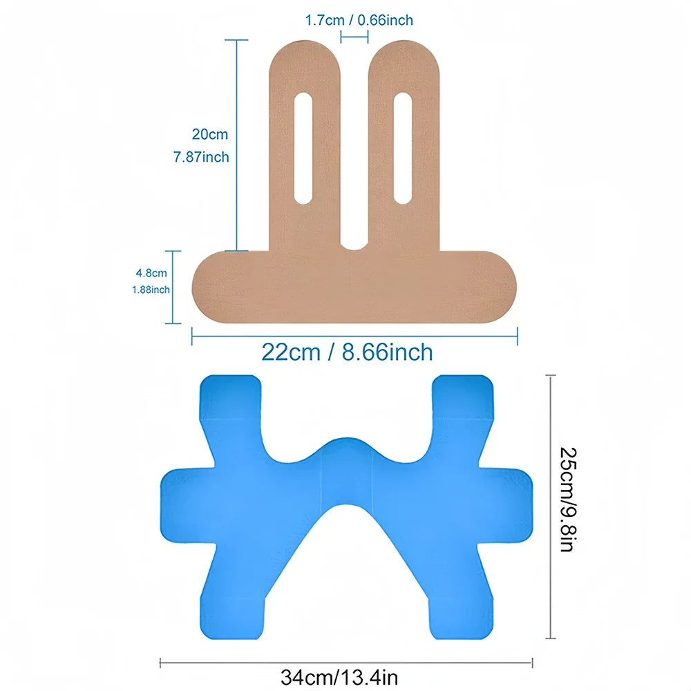 10PCS Kinesiology Precut Strip Waterproof Elastic Athletic Tape