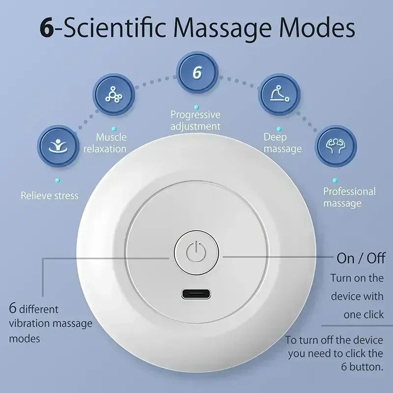 Handheld Muscle Mini Massage Gun with 6 Adjustment Modes