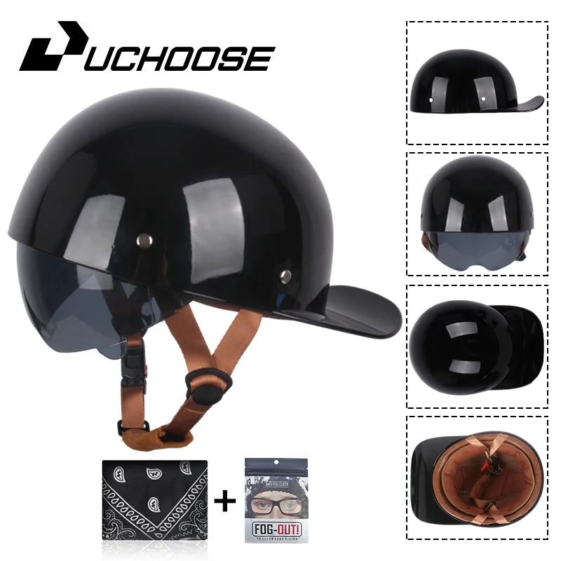 DS Baseball Cap Retro Helmet Vintage Open Face