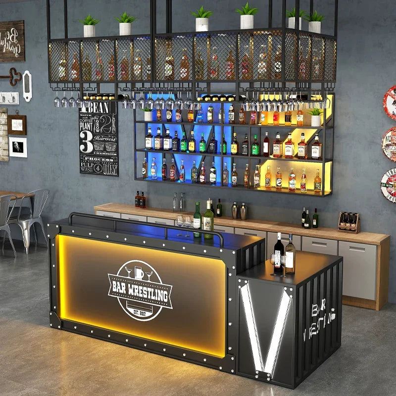 Wall Mounted Liquor Wine Cabinet