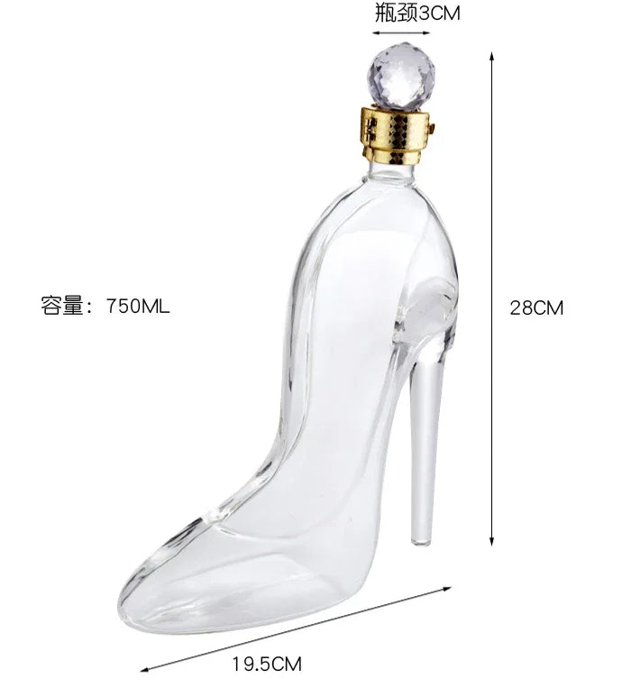 350ml and 700ml High-heeled Shoe Wine Decanter