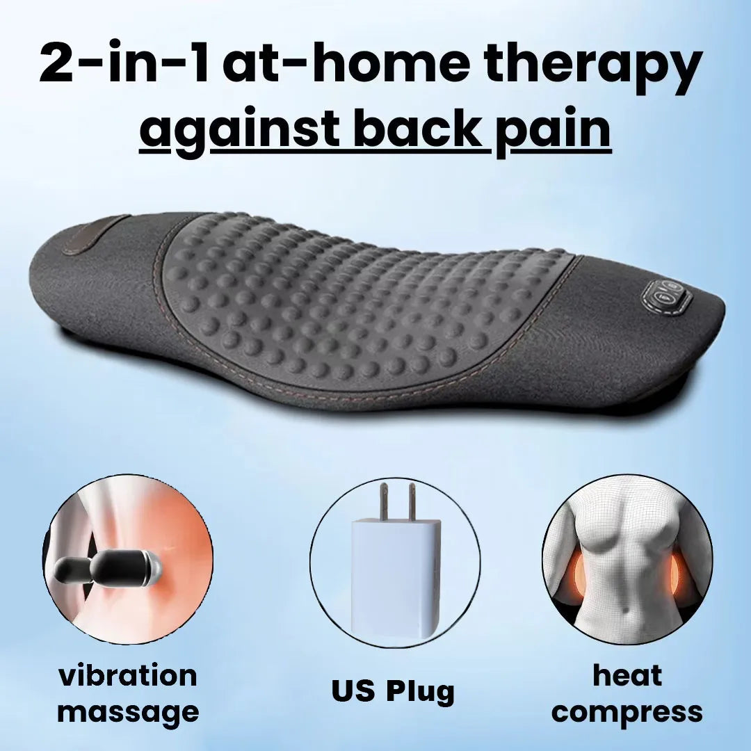 Massage Pad Heating Vibrating Back Massager