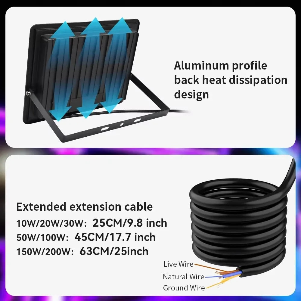 Waterproof Outdoor RGB Landscape Lighting