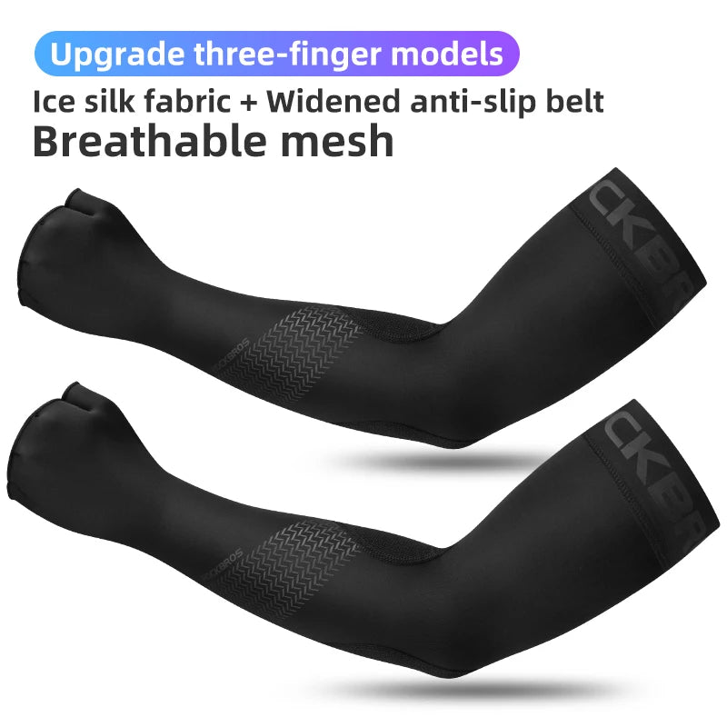 ROCKBROS Cycling Arm Ice Cloth Bicycle Sleeves Breathable Unisex