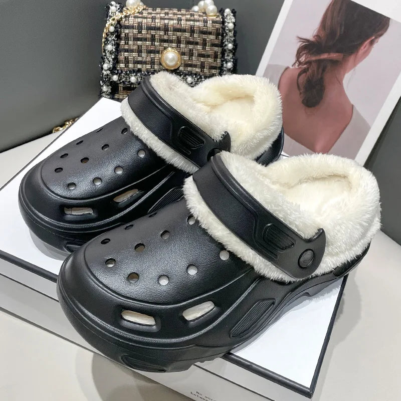Women's Slippers Plush Cotton Soft Non-Slip