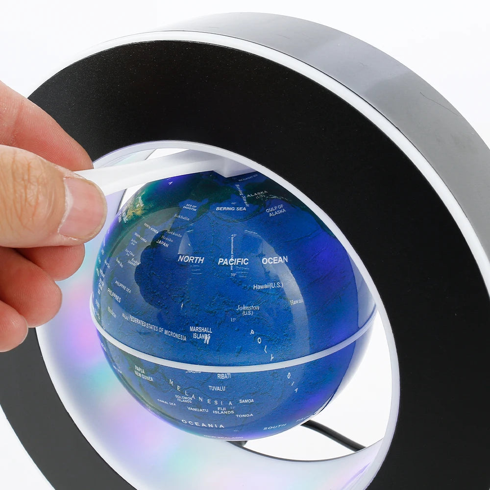 Magnetic Floating Levitation Globe LED World Map