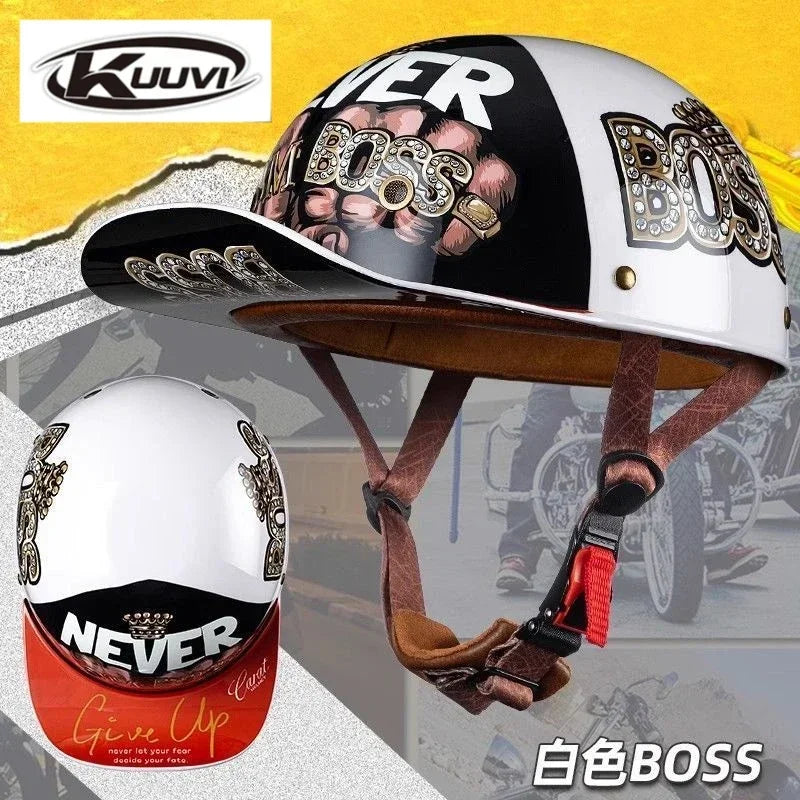 Motorcycle Retro Half Helmet