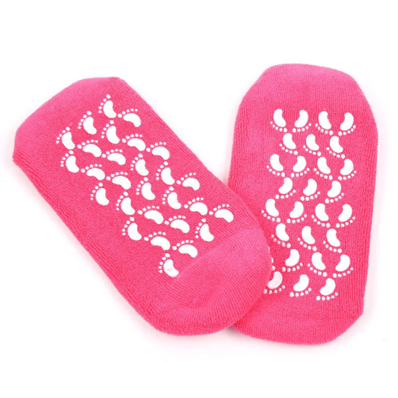 2pc Foot Care Spa Moisturizing Gel Socks Exfoliating