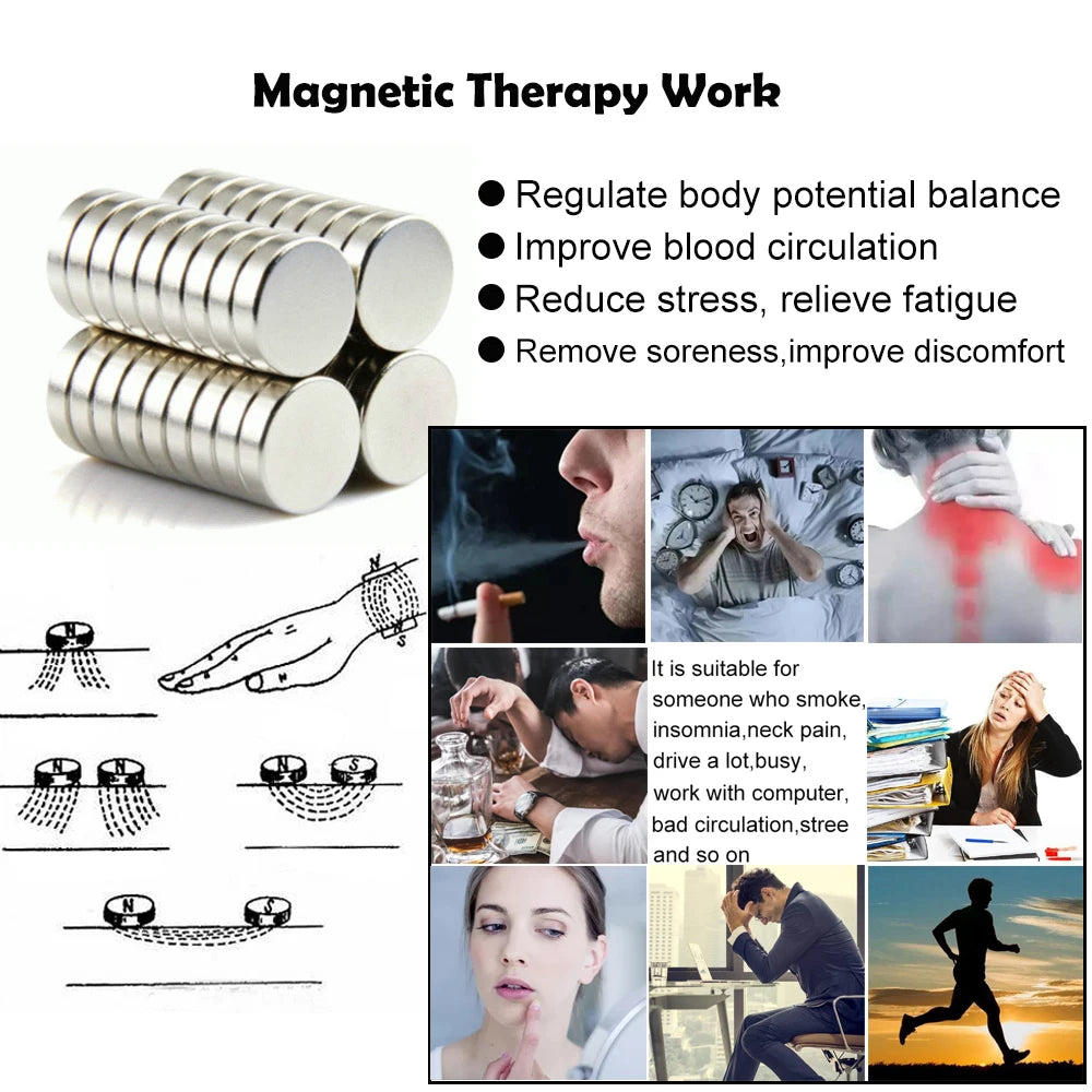 Solid Copper Magnetic Therapy 15mm Adjustable Arthritis Relief