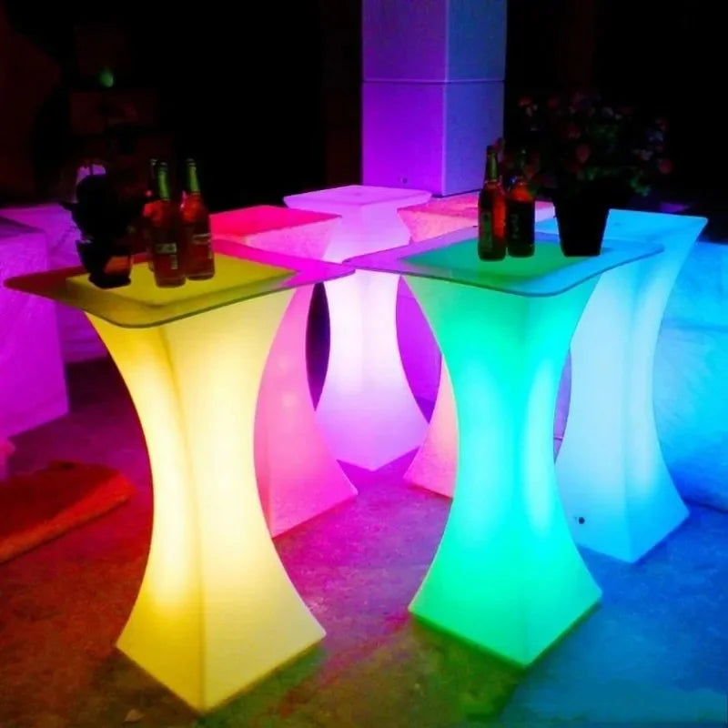 Rechargeable LED Luminous Bar Cocktail Table