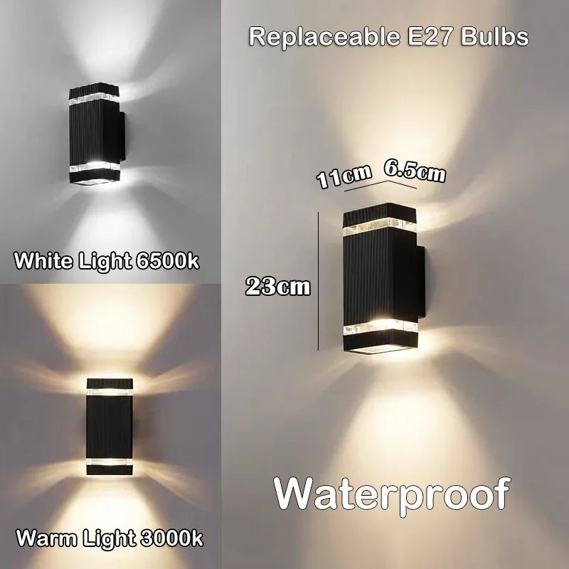 LED Outdoor Wall Sconce Waterproof