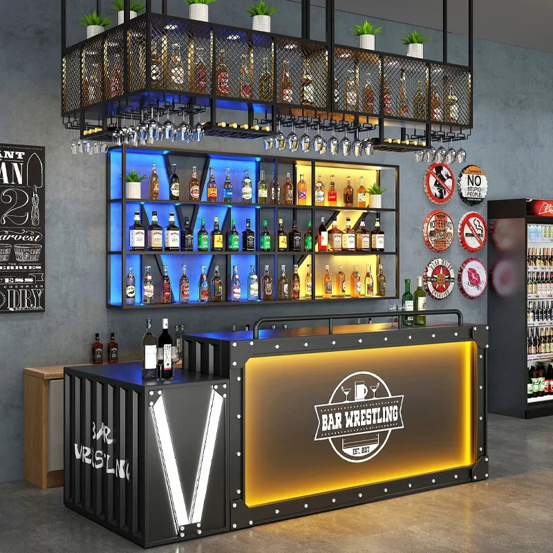 Wall Mounted Liquor Wine Cabinet