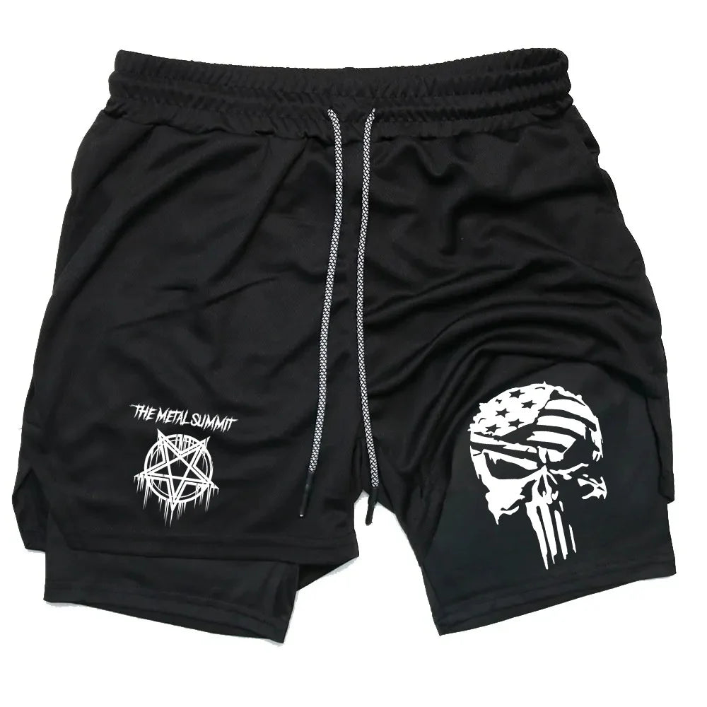 Double Layer Quick-Drying Performance Shorts