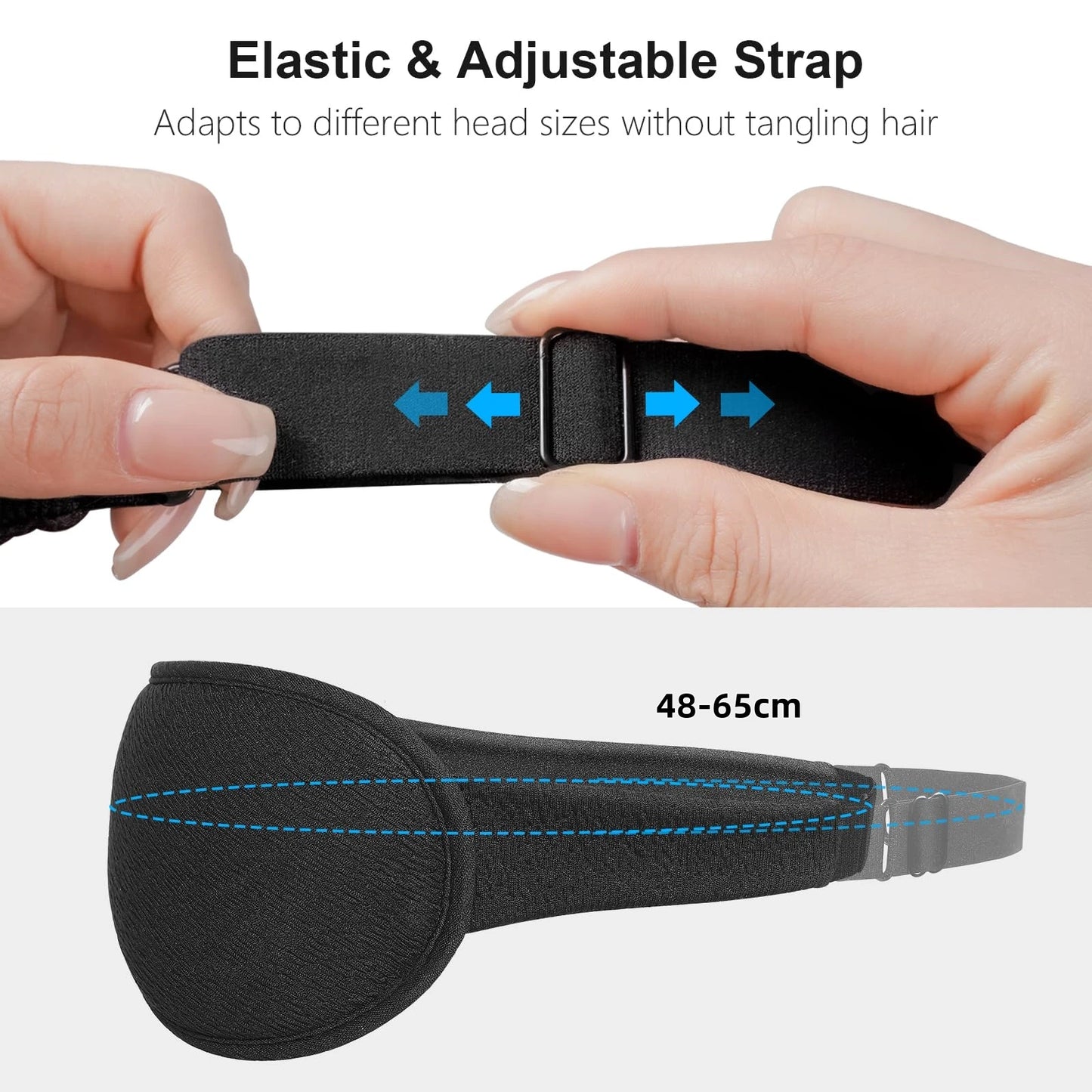2pcs Total Blackout 3D Sleeping Mask