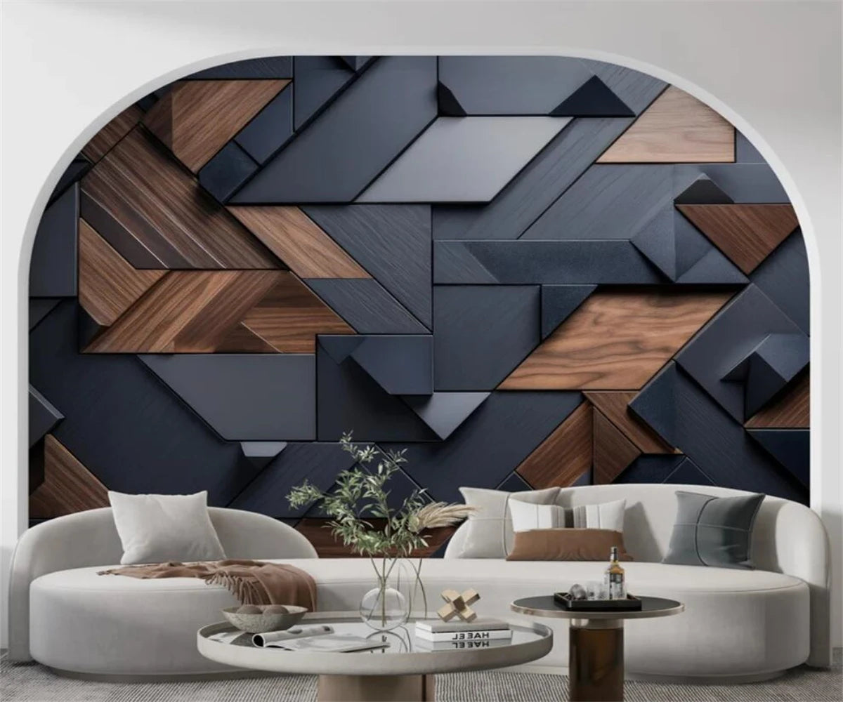 3D Abstract Geometric Background Wallpaper