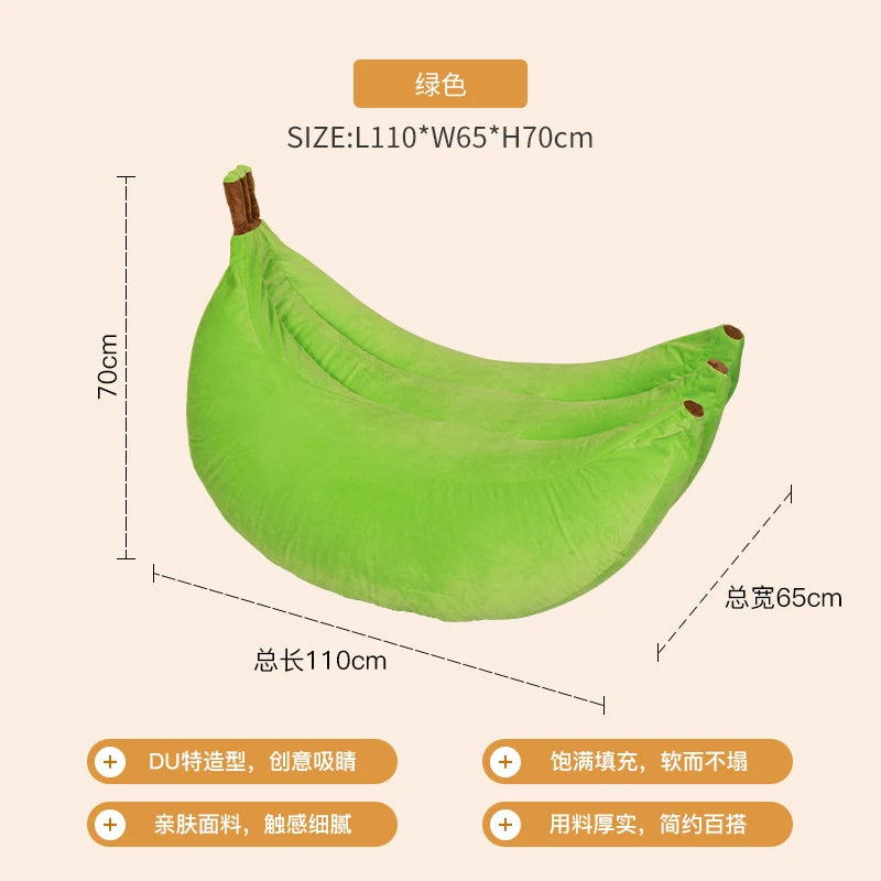 Creative Banana Shape Tatami Lounge Chair
