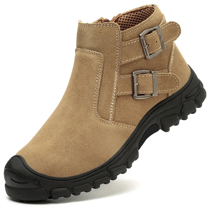 Mens Safety Boots Indestructible Steel Toe