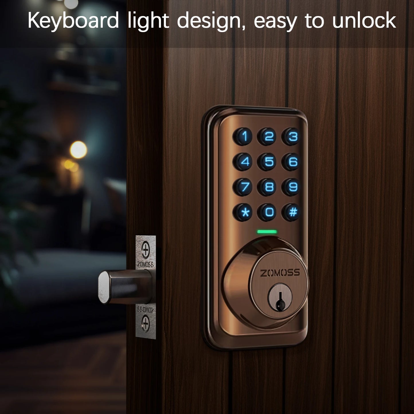 Keypad Entry Door Lock-Smart Deadbolt Easy to Install