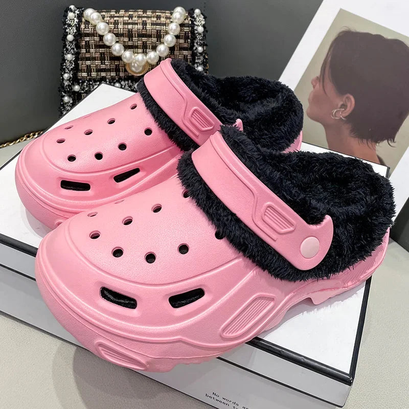 Women's Slippers Plush Cotton Soft Non-Slip