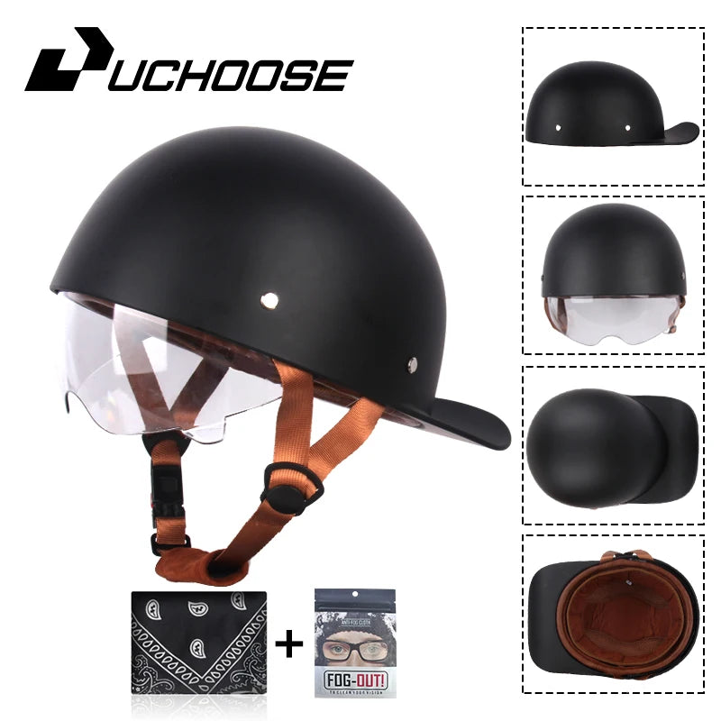 DS Baseball Cap Retro Helmet Vintage Open Face