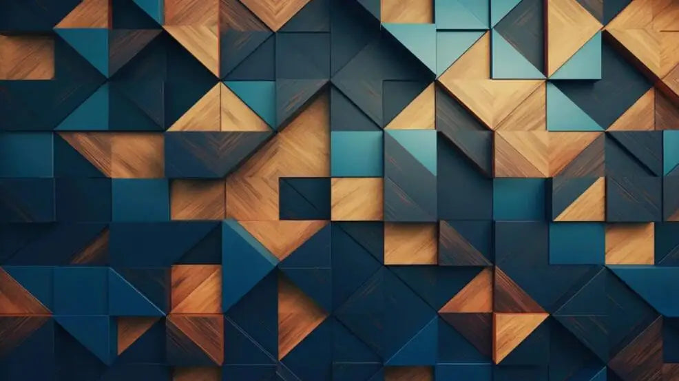 3D Abstract Geometric Background Wallpaper