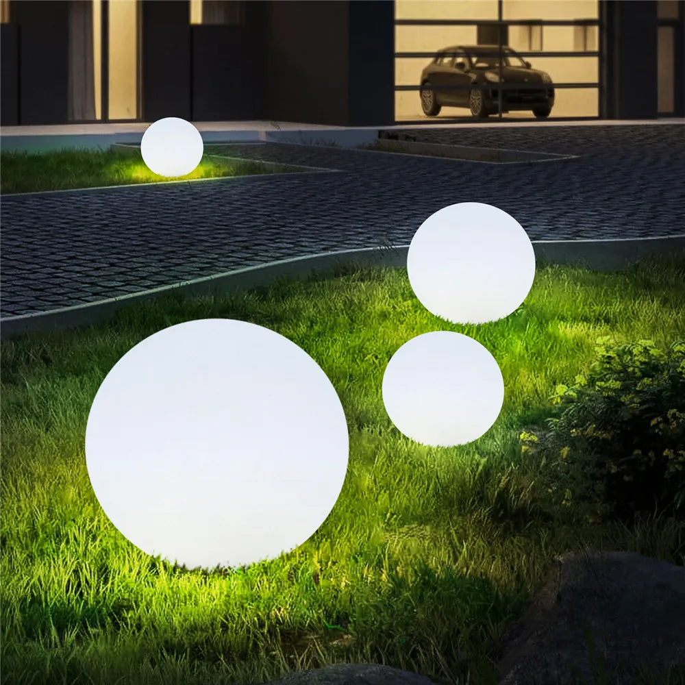 Waterproof LED Garden Ball Light Rechargeable