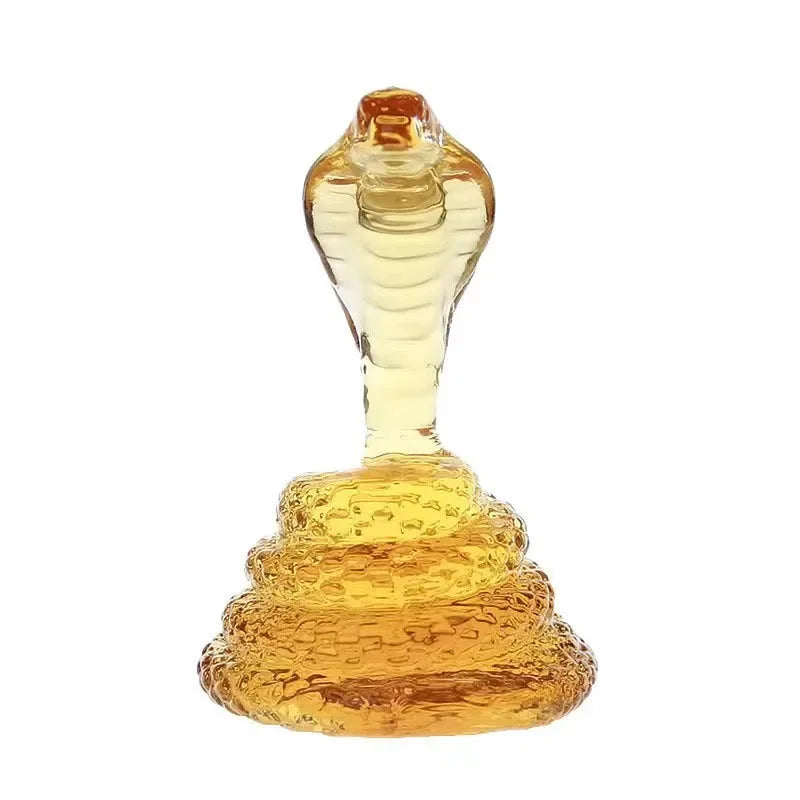High Borosilicate Glass Zodiac Snake Whisky Bottle