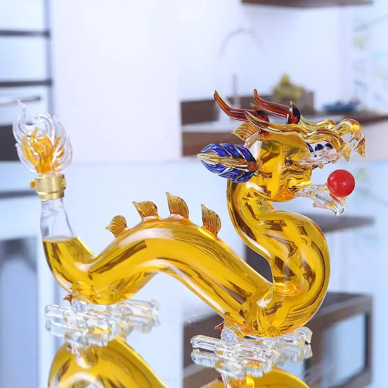 Whiskey Decanter Dragon Shaped Design