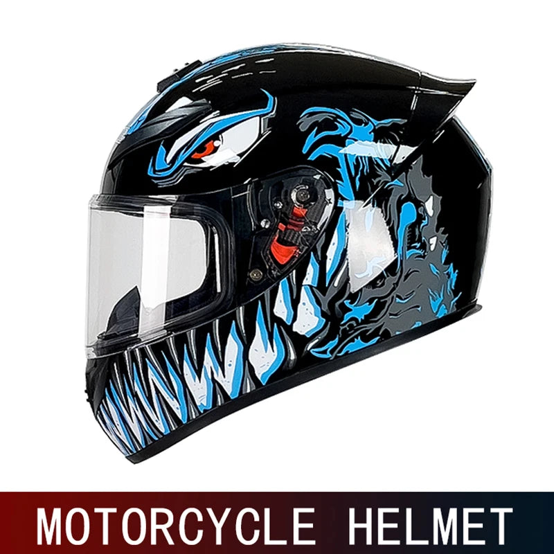 Sunshade Retro Full Racing Helmet