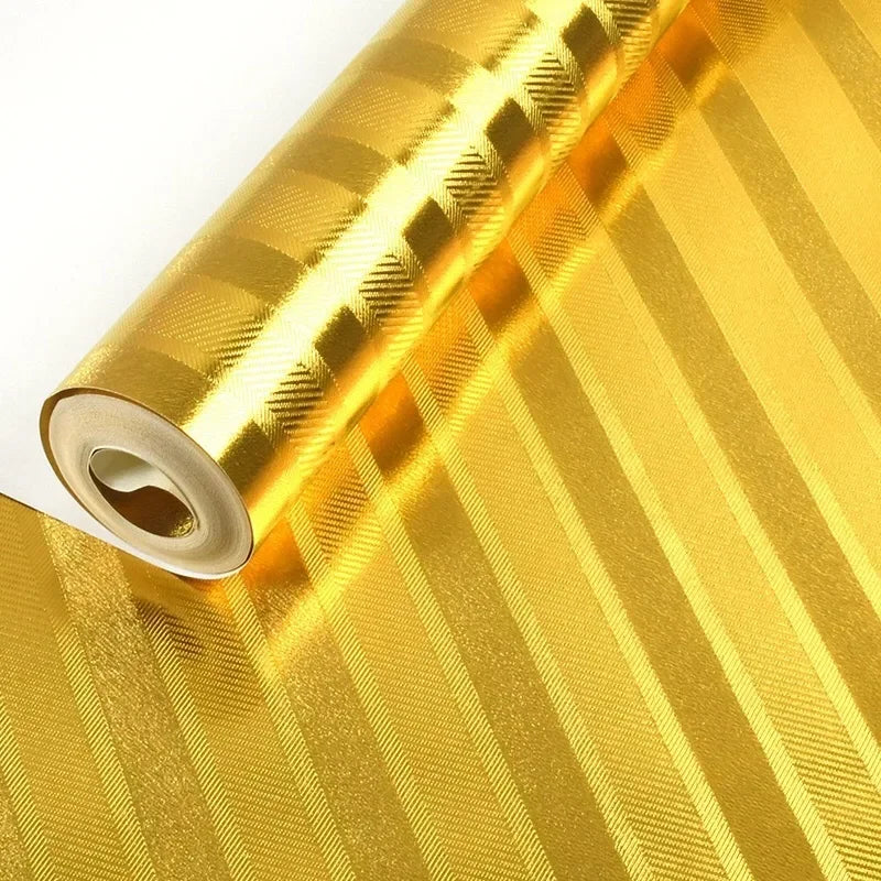 Waterproof Luxury Metallic Glitter Foil Wall Paper