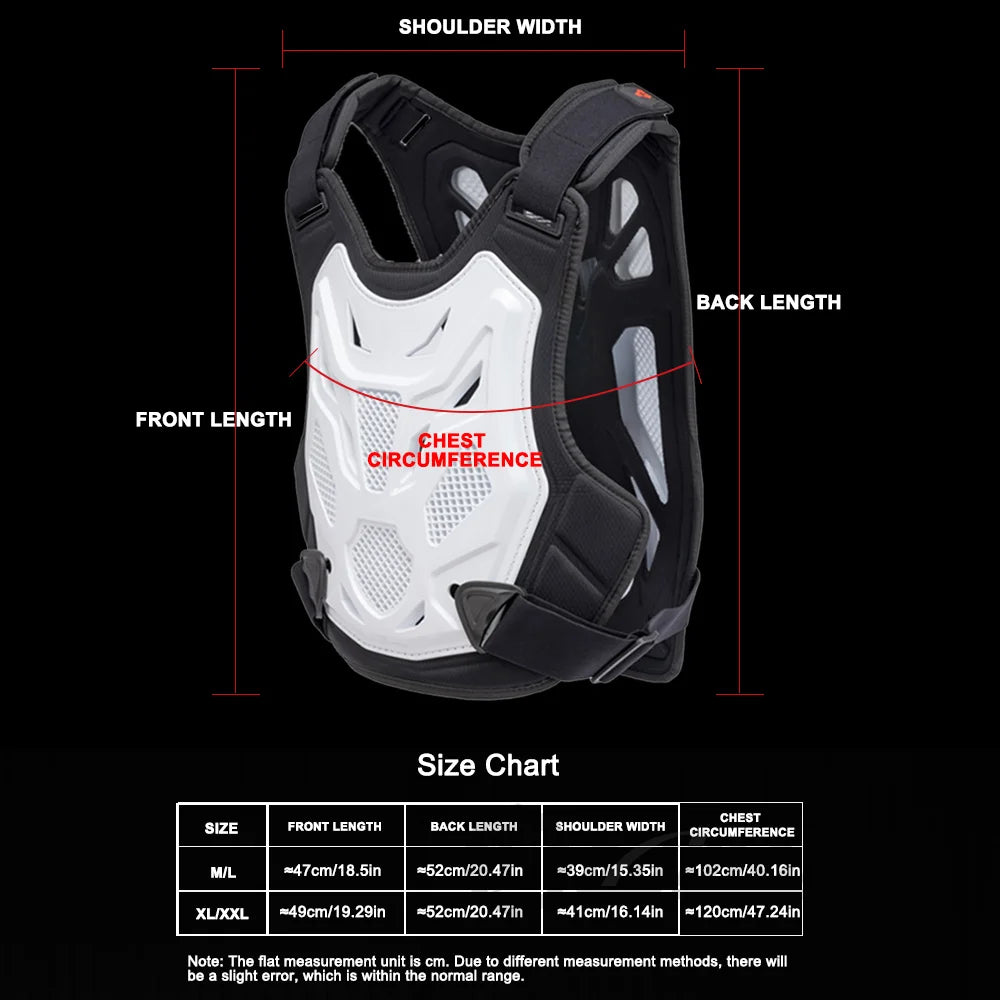 Men's Motorcycle Armor Vest Off-road Racing