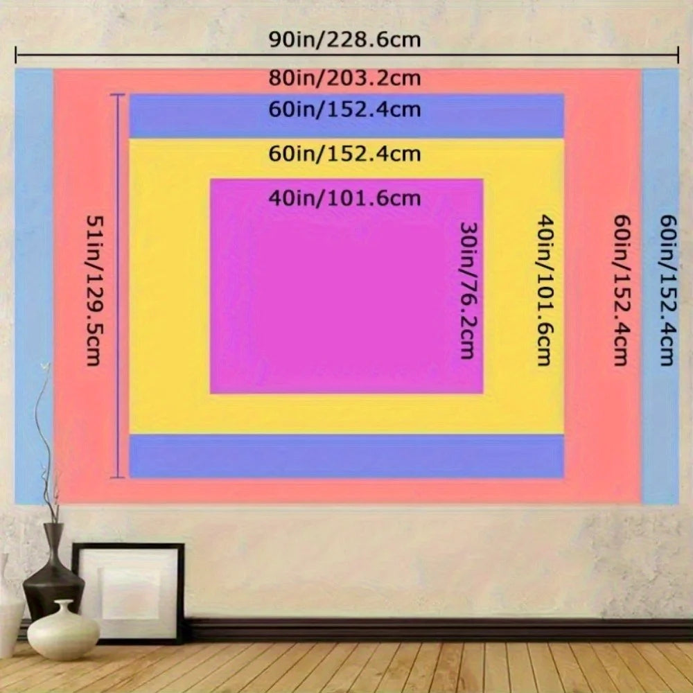 Underwater Sea Life Polyester Tapestry