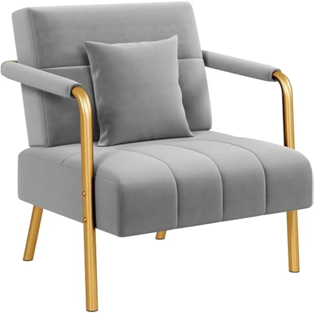 56.5" Luxurious Velvet Fabric Living Room Sofa