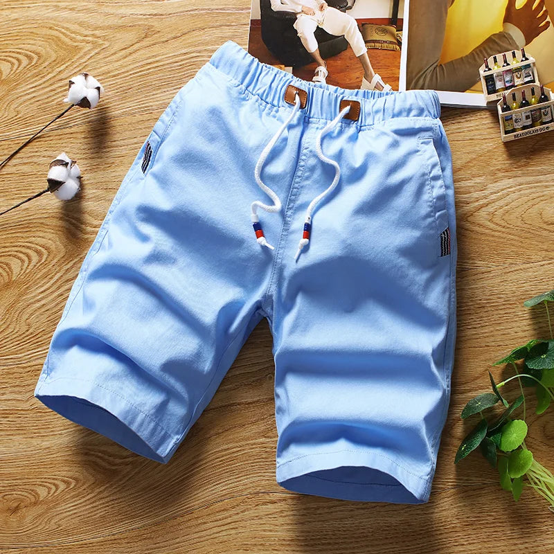 Mens Cotton Bermuda Shorts Soft Touch