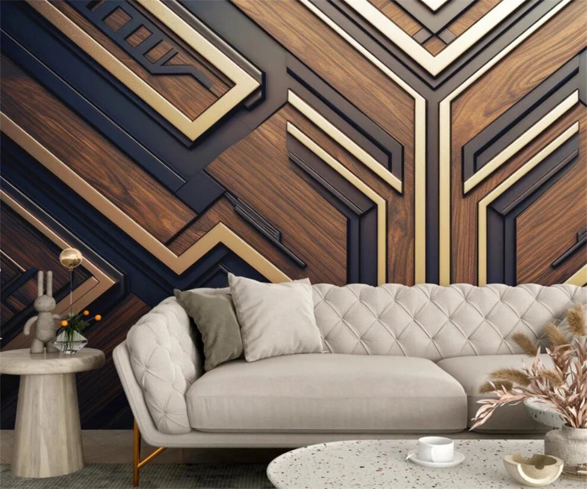 3D Abstract Geometric Background Wallpaper