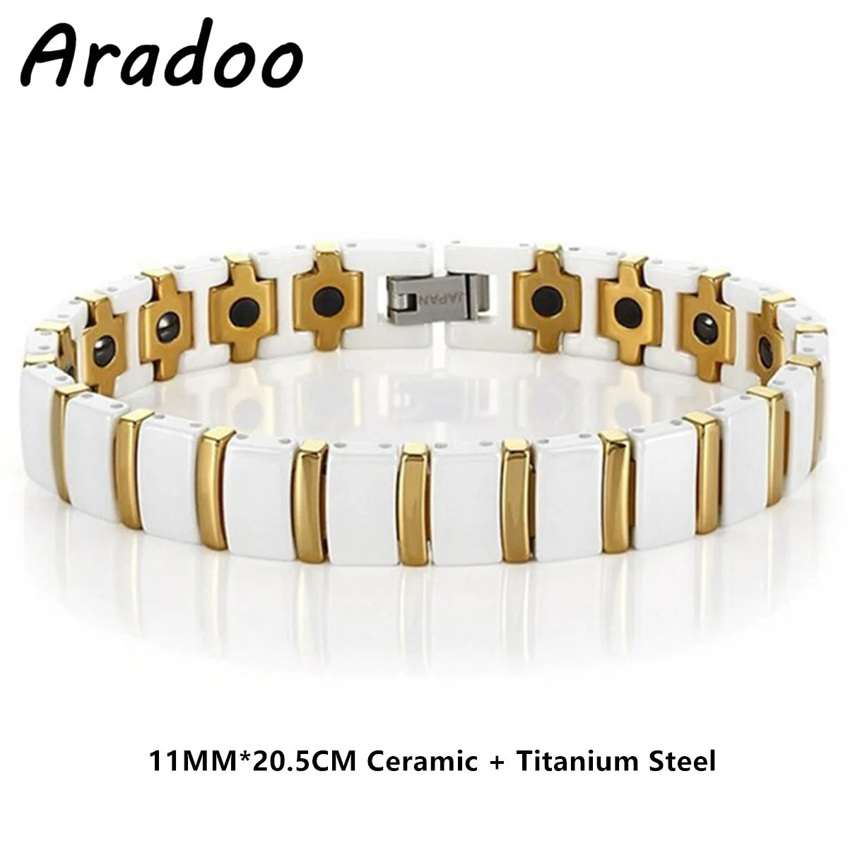 Titanium Magnetic Therapy Bracelet with Regulator