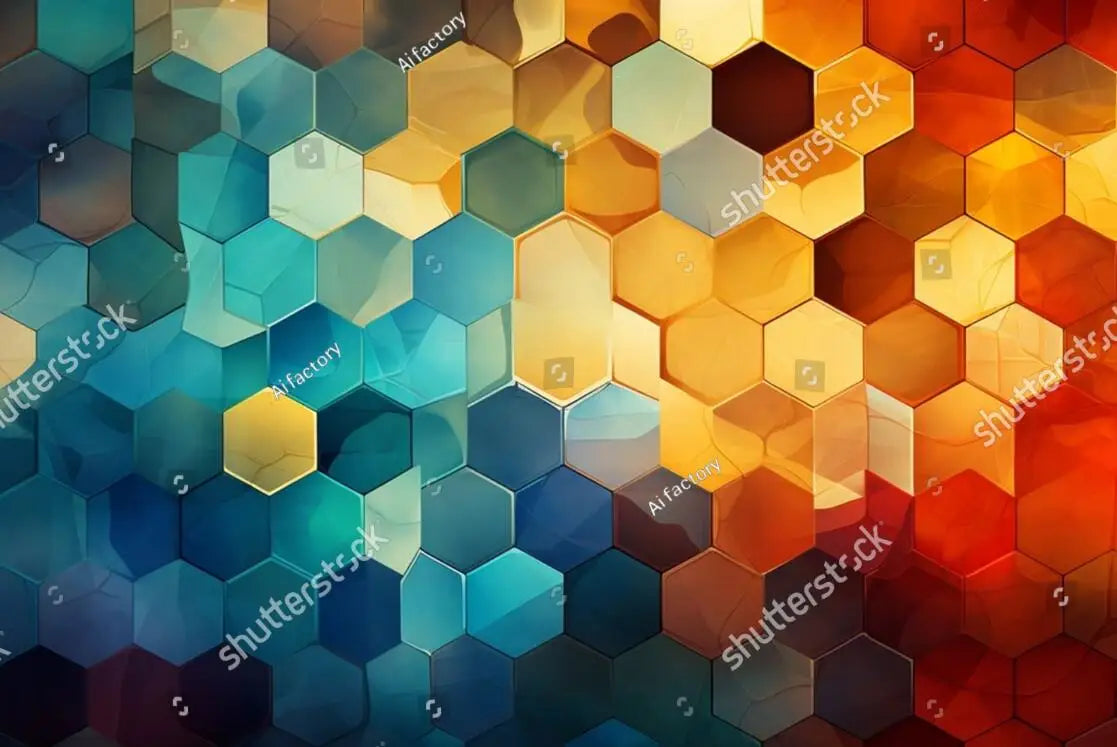 3D Abstract Geometric Background Wallpaper