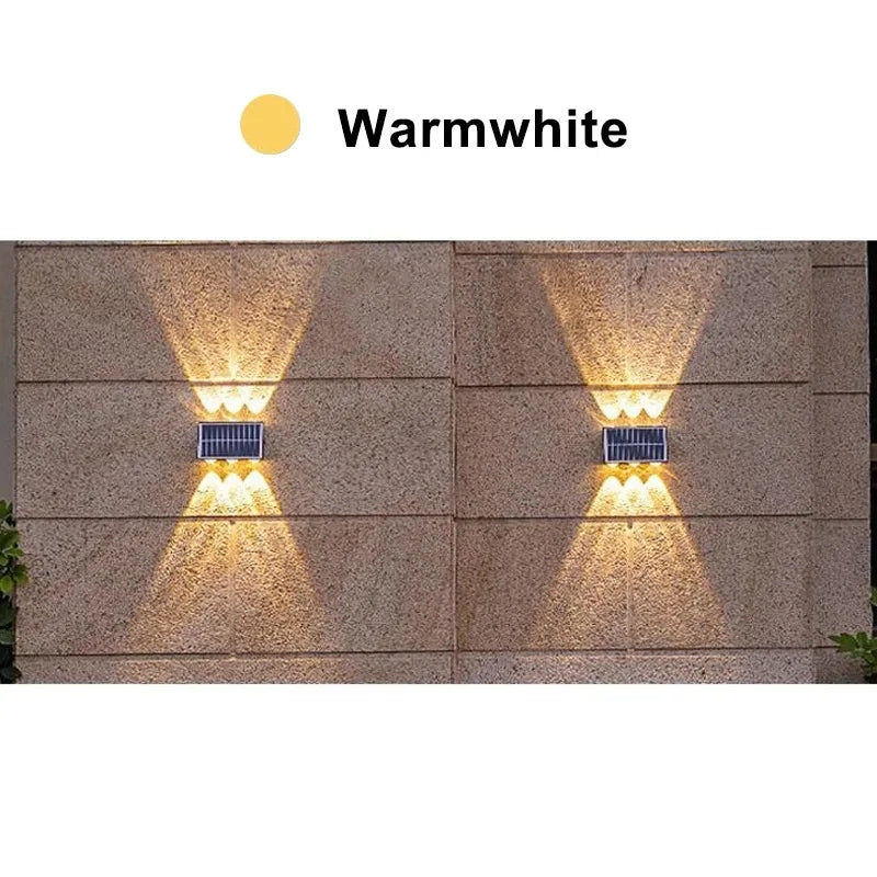 4/6/8LED Solar Powered Waterproof Streetlight