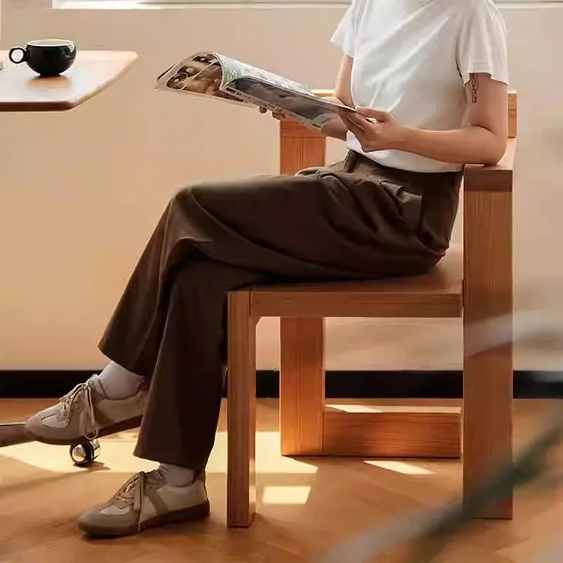 Solid Wood Building Block Luxury Modern Chair