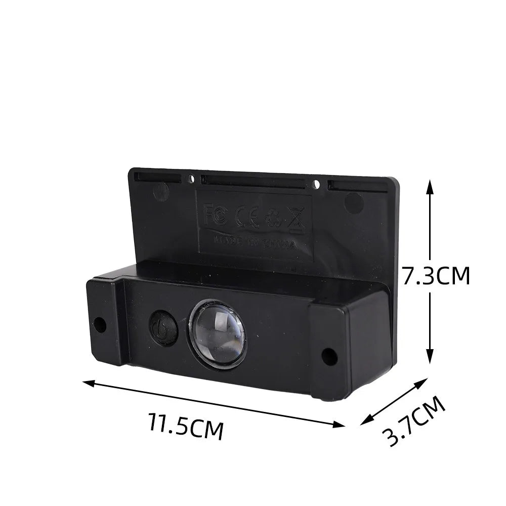 1/4pc Solar Fence Light 12 modes for Patio Backyard Deck Railing