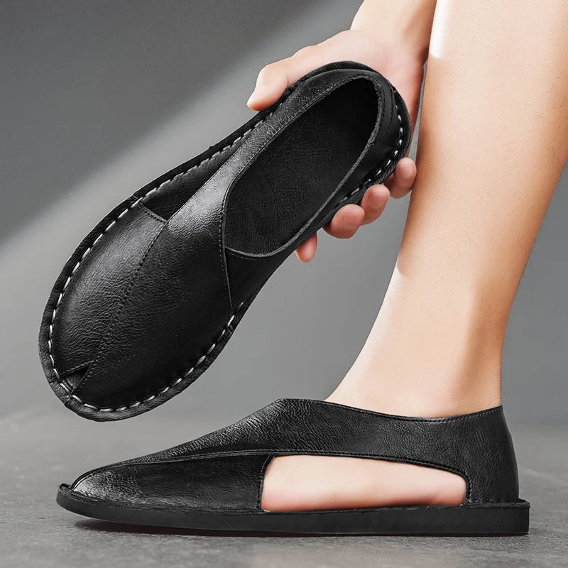 Genuine Leather Lightweight Breathable Sandals