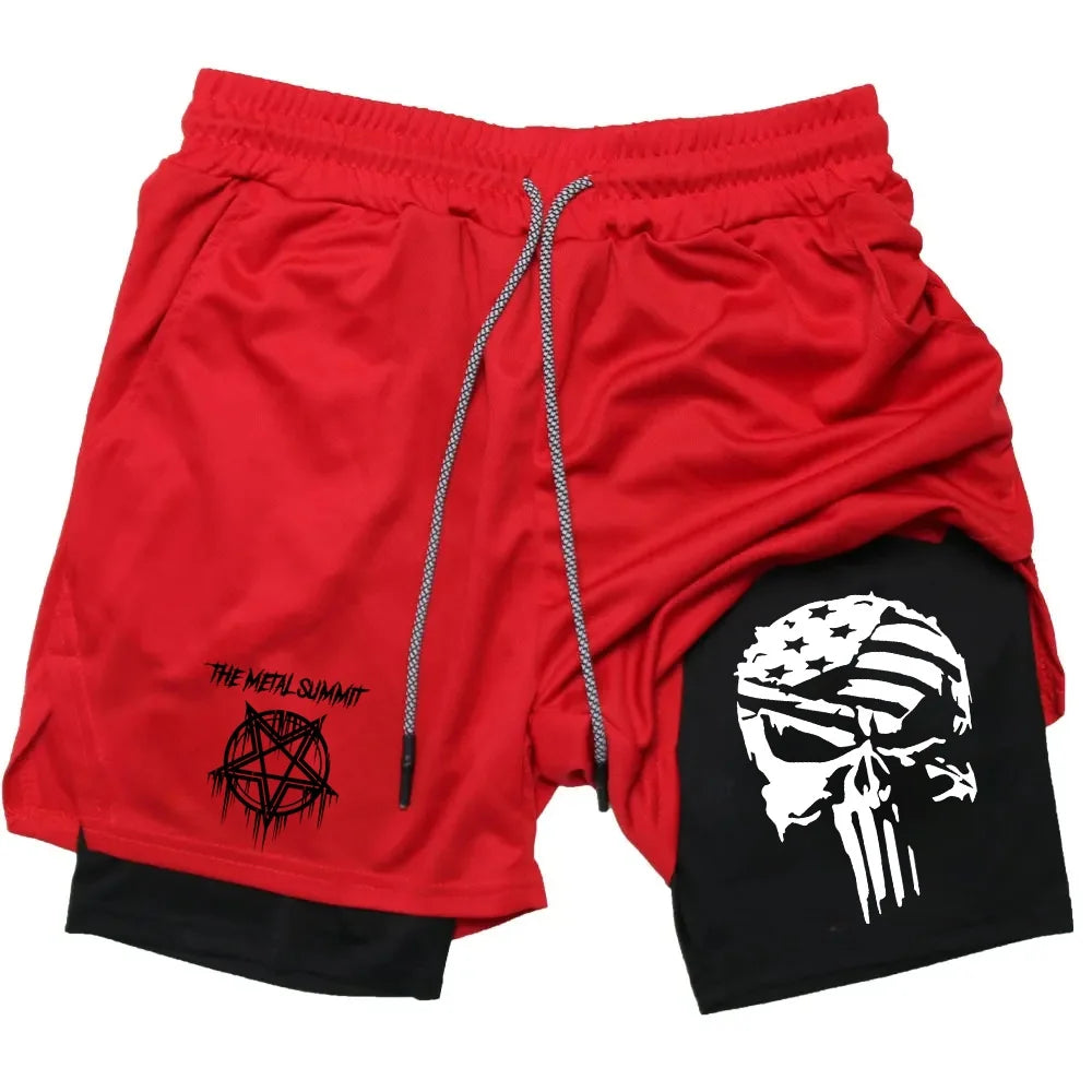 Double Layer Quick-Drying Performance Shorts