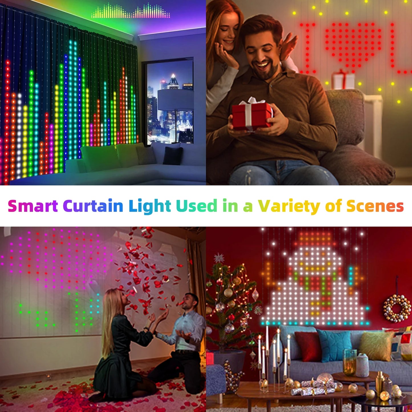 Smart Bluetooth App LED String RGB Fairy Lights